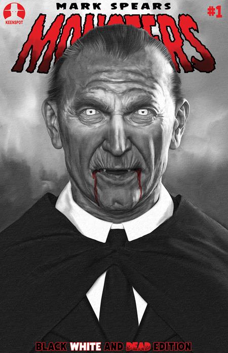 Mark Spears Monsters #1 Black, White & Dead Edition 1:25 Incentive