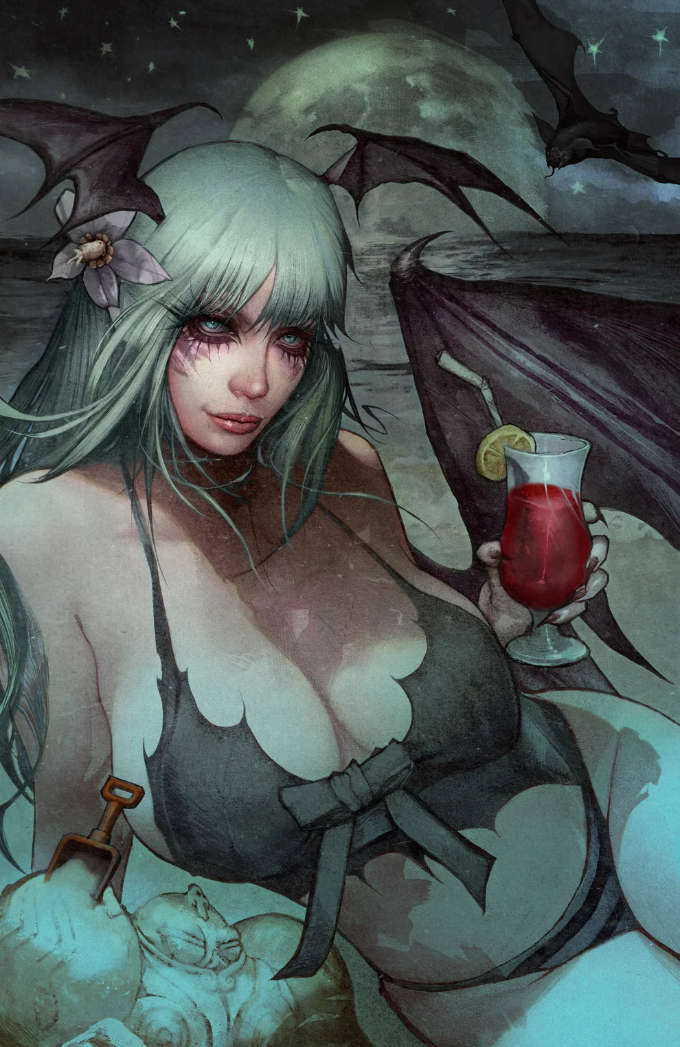 DAN QUINTANA 2026 SDCC Street Fighter Swimsuit Special #1 Morrigan