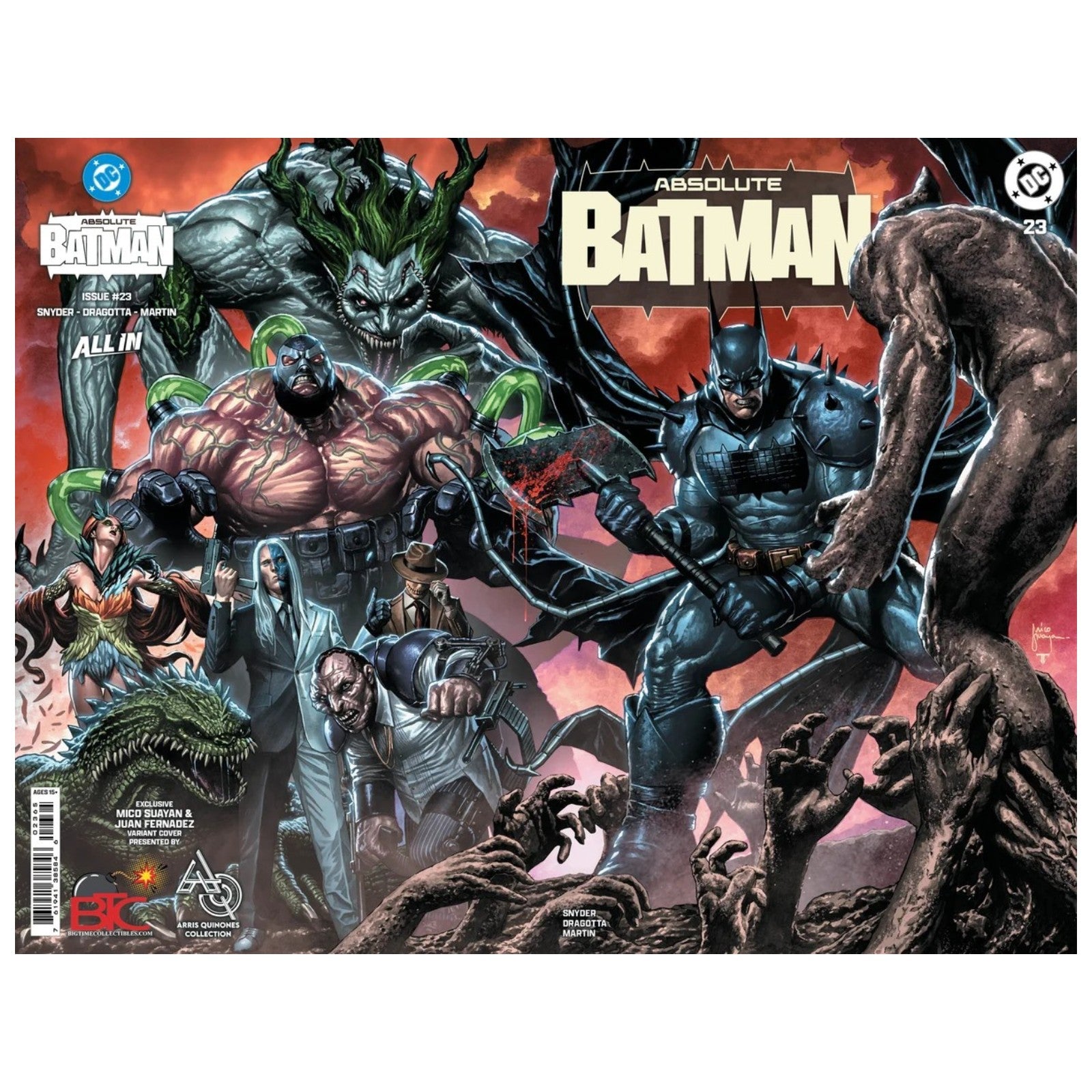 ABSOLUTE BATMAN #23 MICO SUAYAN EXCLUSIVE TRADE PRESALE