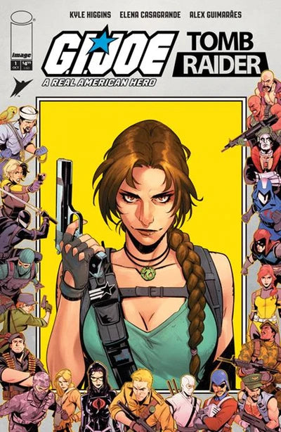 G.I. Joe: A Real American Hero / Tomb Raider #1 1:100 Lorenzo Tammetta Foil Variant