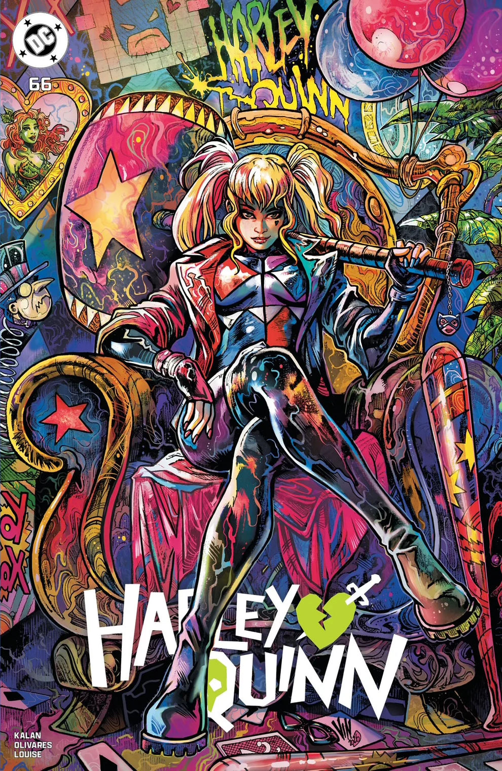 Harley Quinn #66 Vincenzo Riccardi Cover - DC Comics