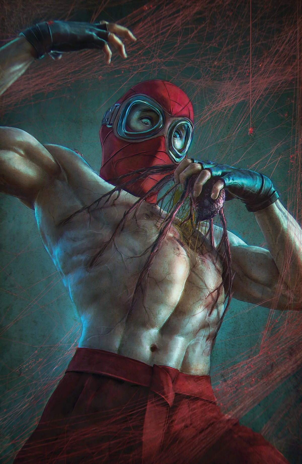 Midnight Spider-Man #1 (2026) – Tiago de Silva Exclusive Variant