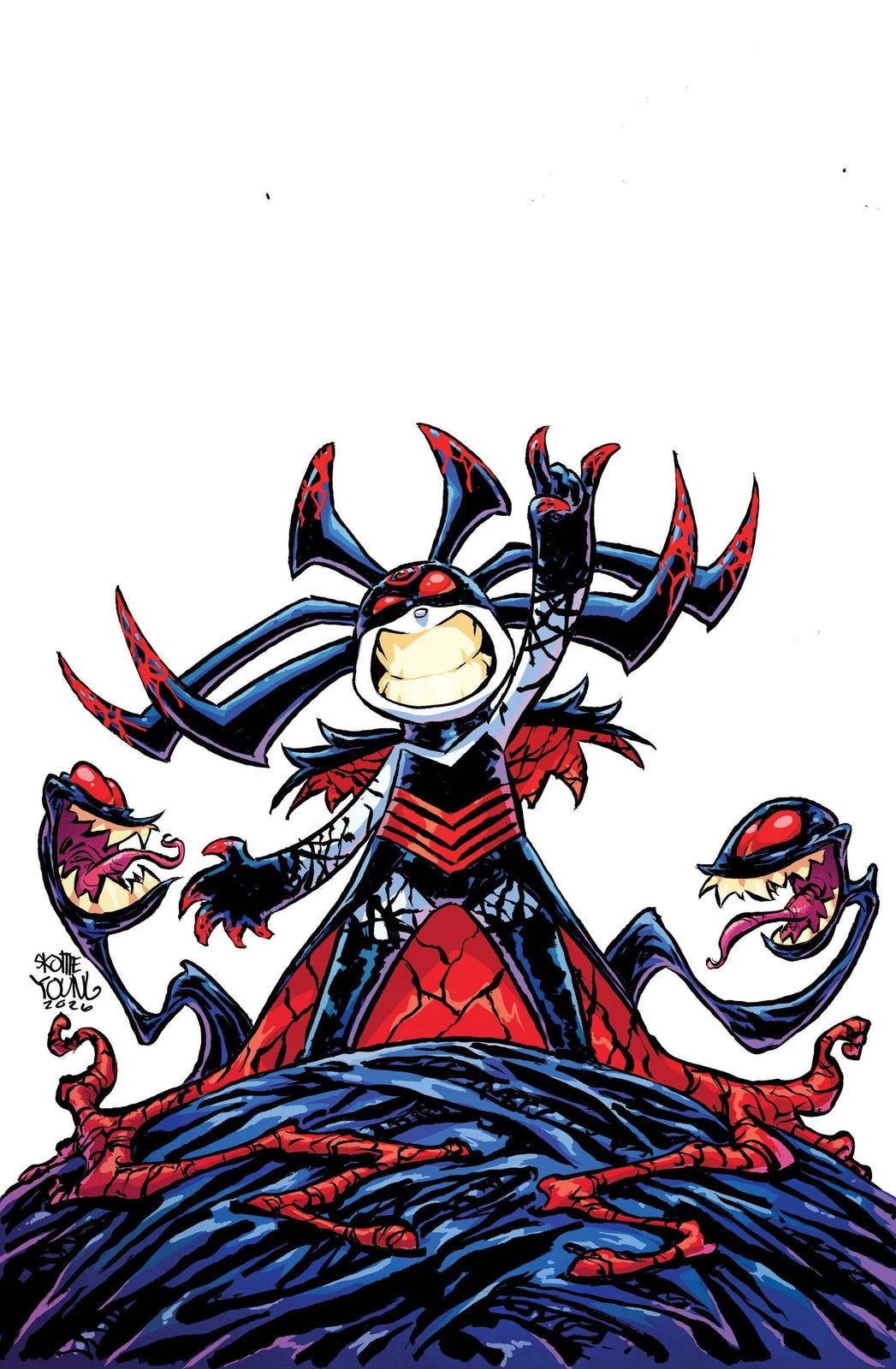 Queen in Black #1 – Skottie Young Virgin Incentive Exclusive Variant | Marvel Comics