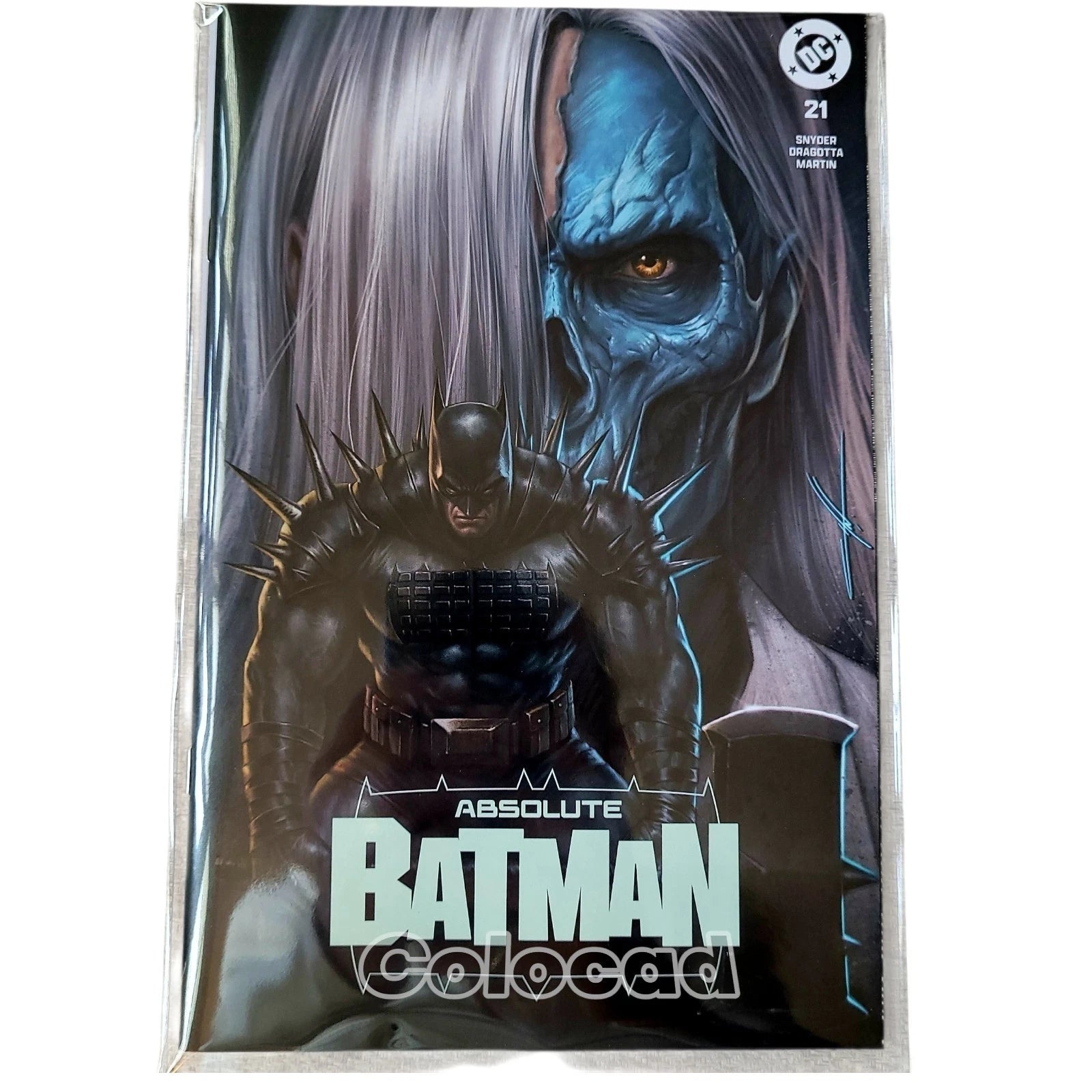 ABSOLUTE BATMAN #21 CARLA COHEN EXCLUSIVE TRADE VARIANT SDCC NM TWO-FACE KEY