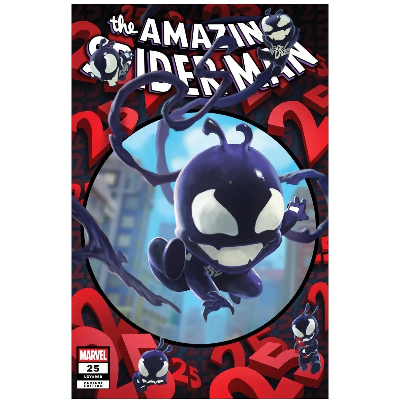 AMAZING SPIDER-MAN #25 SKAN SDCC 2026 SYMBIE EXCLUSIVE 300 HOMAGE VARIANT